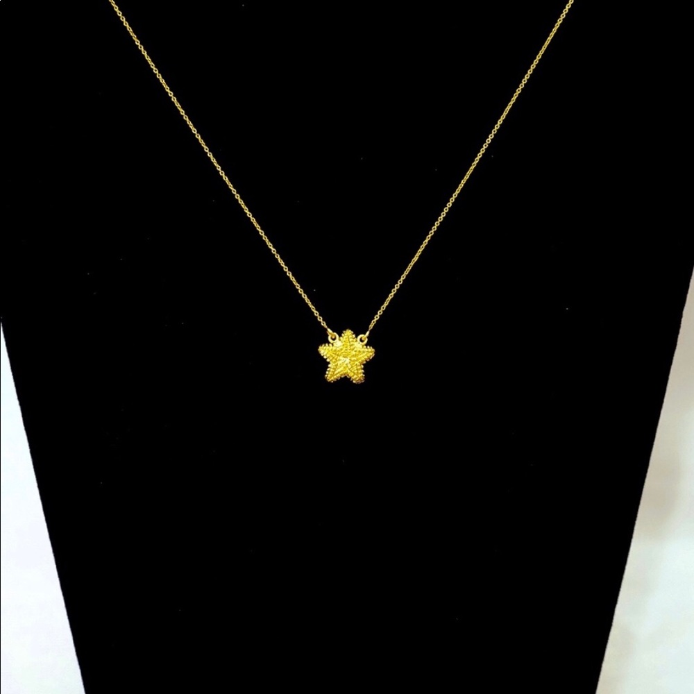 KATE SPADE 14Kt GOLD plated Mini Starfish NECKLACE